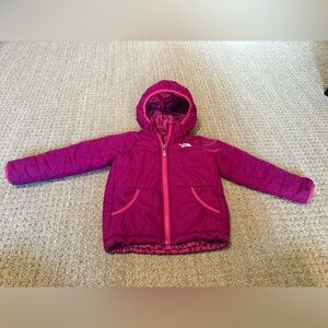 4T The North Face reversible winter coat